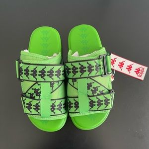 Kappa 222 Banda Mitel Green Sandals.